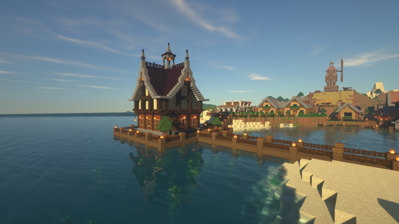 海上の家 コンポスターが建材としても優秀だった件 マインクラフト Minecraft くちばしブログ